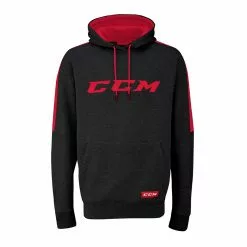 CCM Core Pullover Fleece Hoodie - Adult -CCM Online Shop ccm core pullover fleece hoodie adult black red