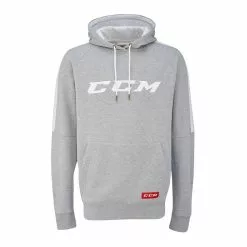 CCM Core Pullover Fleece Hoodie - Adult -CCM Online Shop ccm core pullover fleece hoodie adult grey white