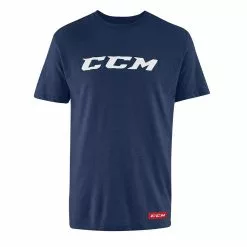 CCM Core Short Sleeve Tee Shirt - Adult -CCM Online Shop ccm core short sleeve tee shirt adult true navy white