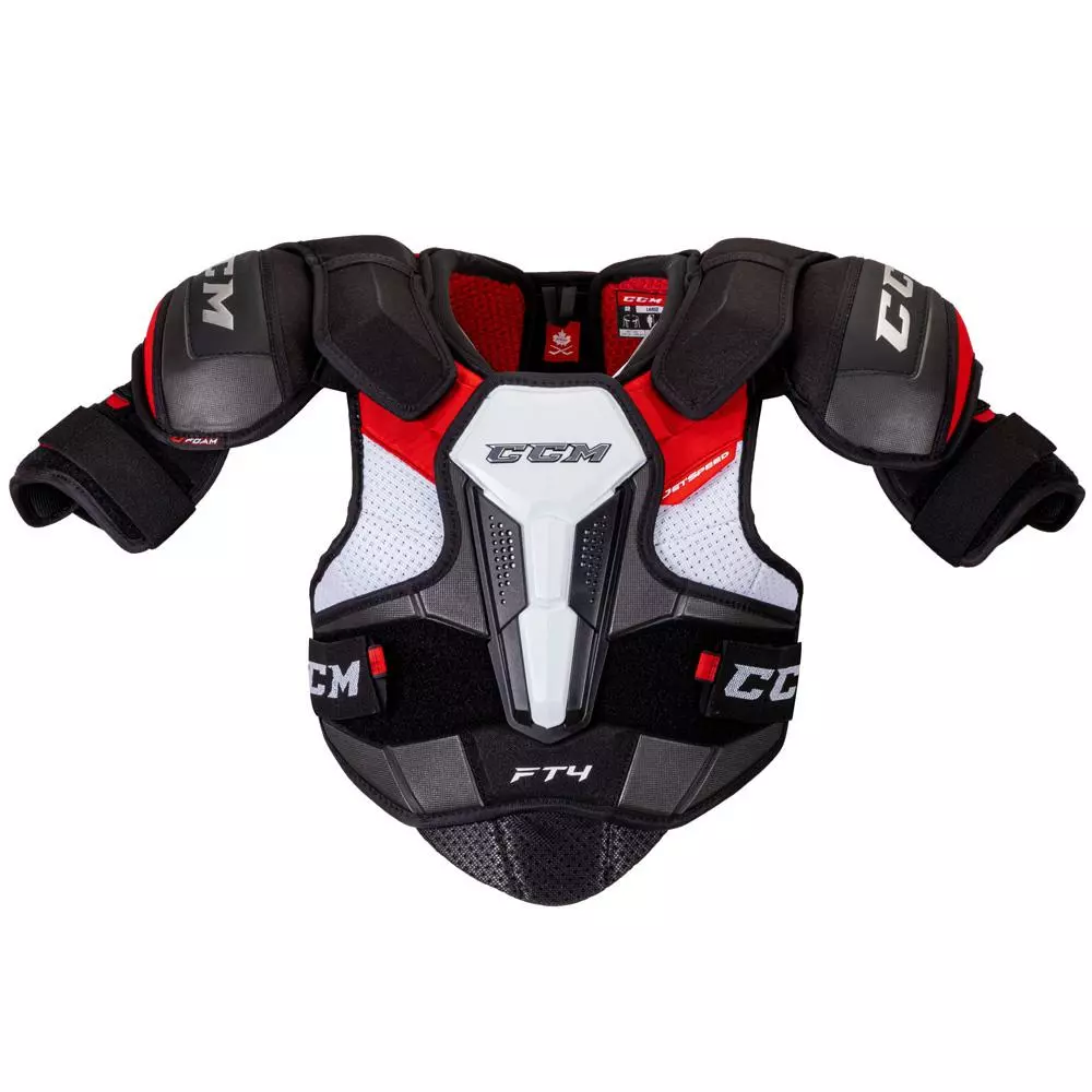 CCM Jetspeed FT4 Hockey Shoulder Pads - Junior 3 CCM Jetspeed FT4 Hockey Shoulder Pads - Junior