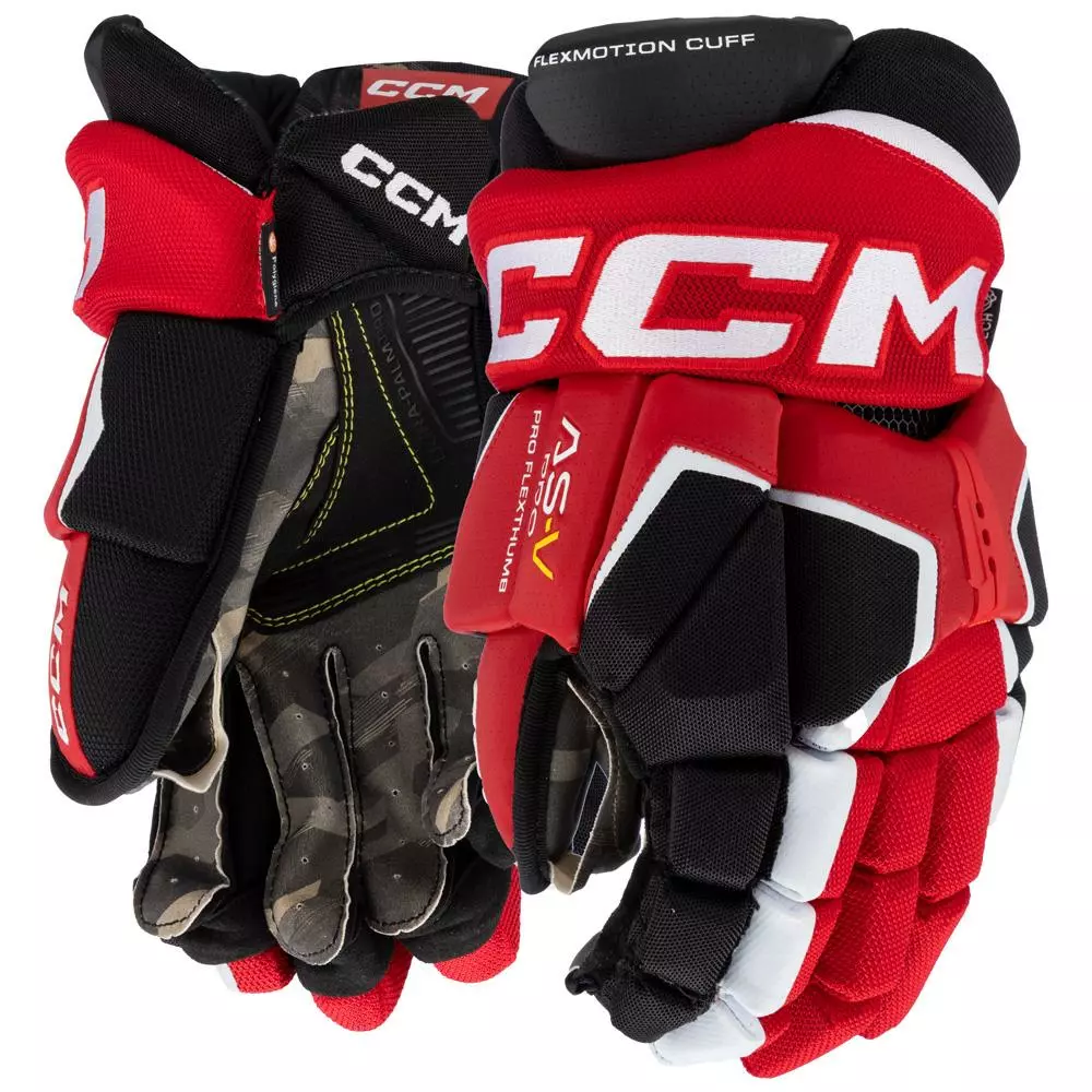 CCM Tacks AS-V Pro Hockey Gloves - Junior 10 CCM Tacks AS-V Pro Hockey Gloves - Junior - Image 8