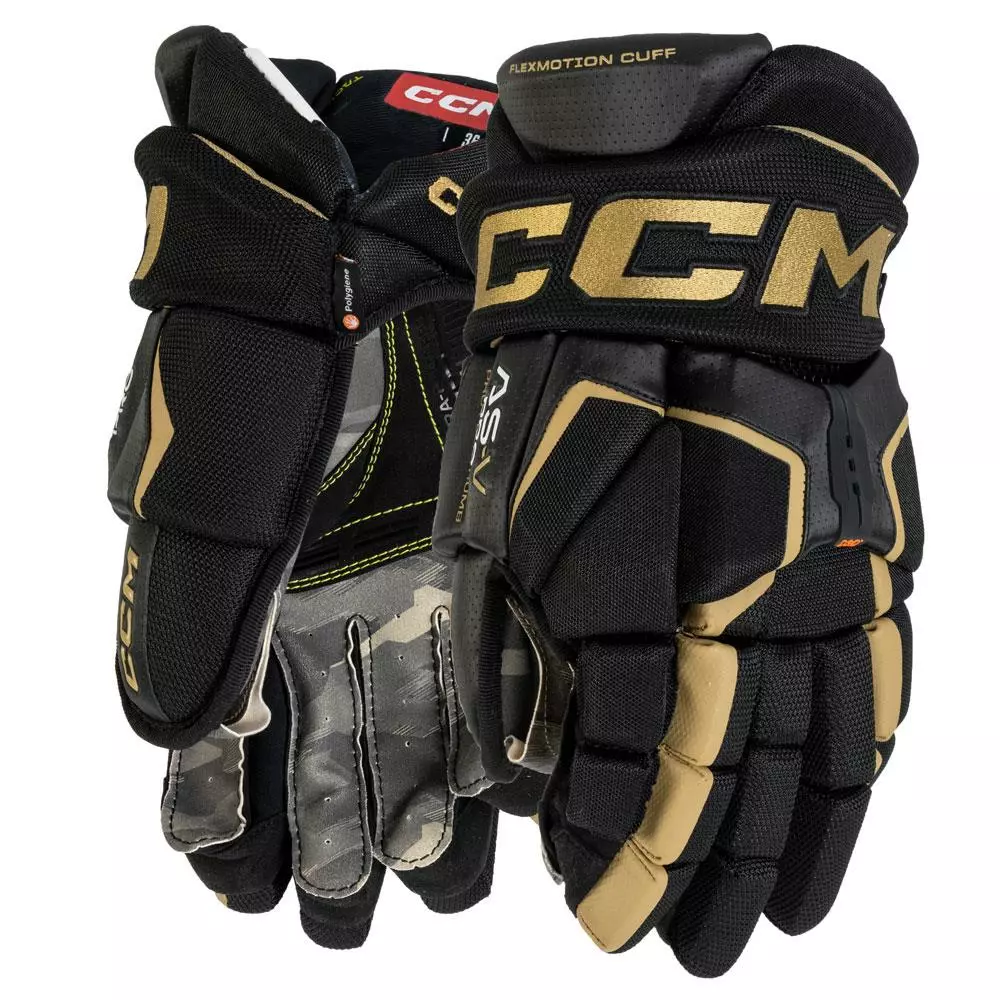 CCM Tacks AS-V Pro Hockey Gloves - Junior 3 CCM Tacks AS-V Pro Hockey Gloves - Junior